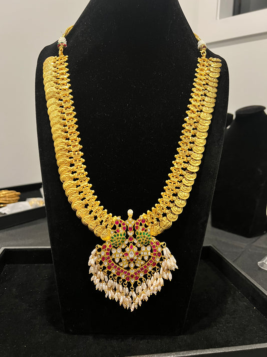 Jadau Kundan Kasumala long haaram