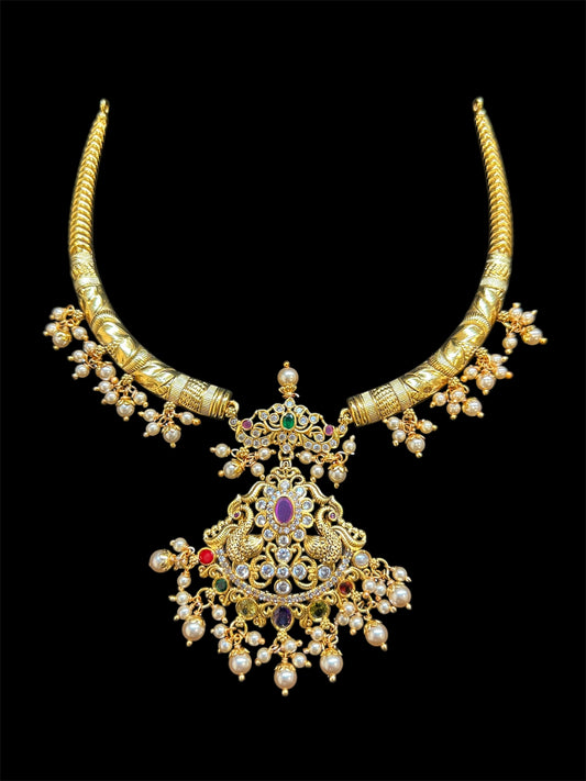 925 Silver Navratna Kante Set