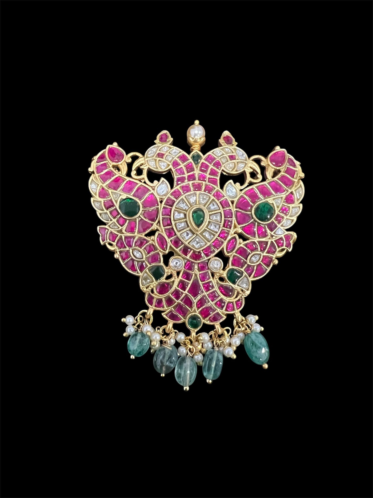 Gandaberunda Jadau Kundan Pendant