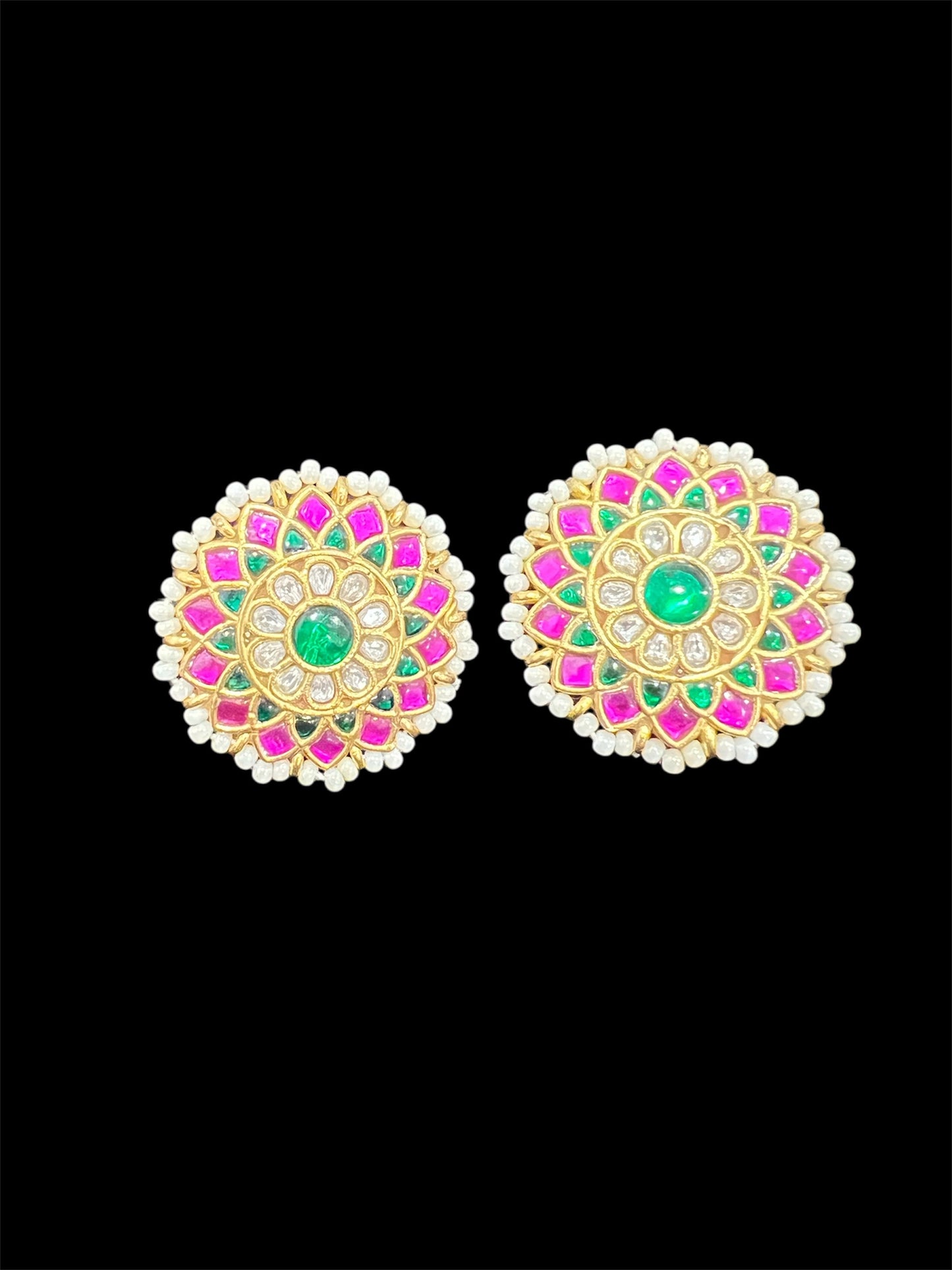 Jadau Kundan studs