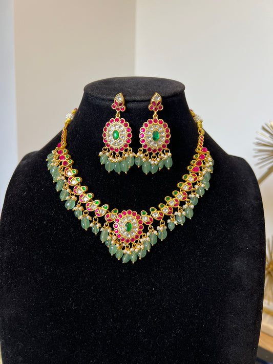 Jadau Kundan choker set