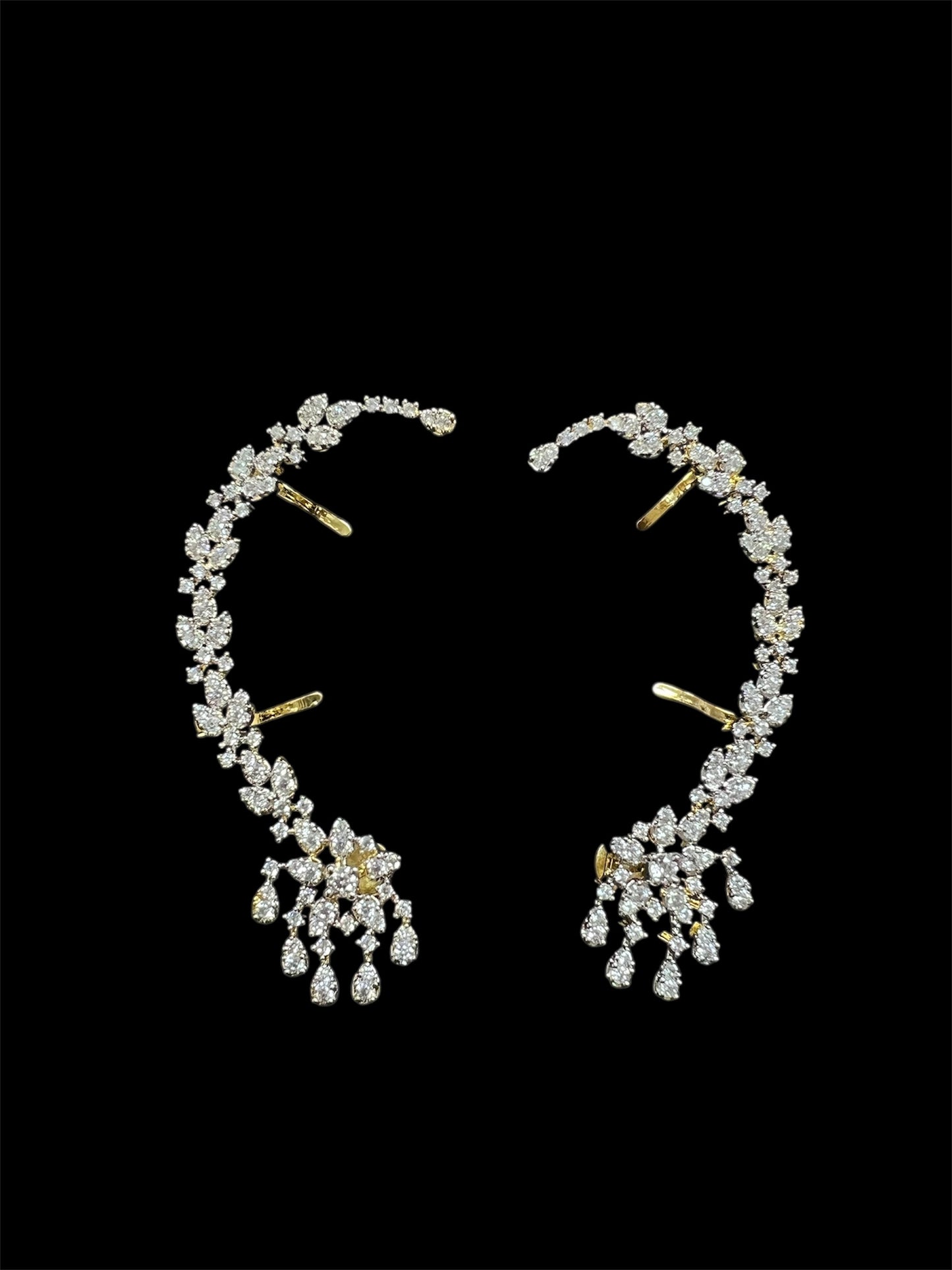 Diamond look Ear cuffs