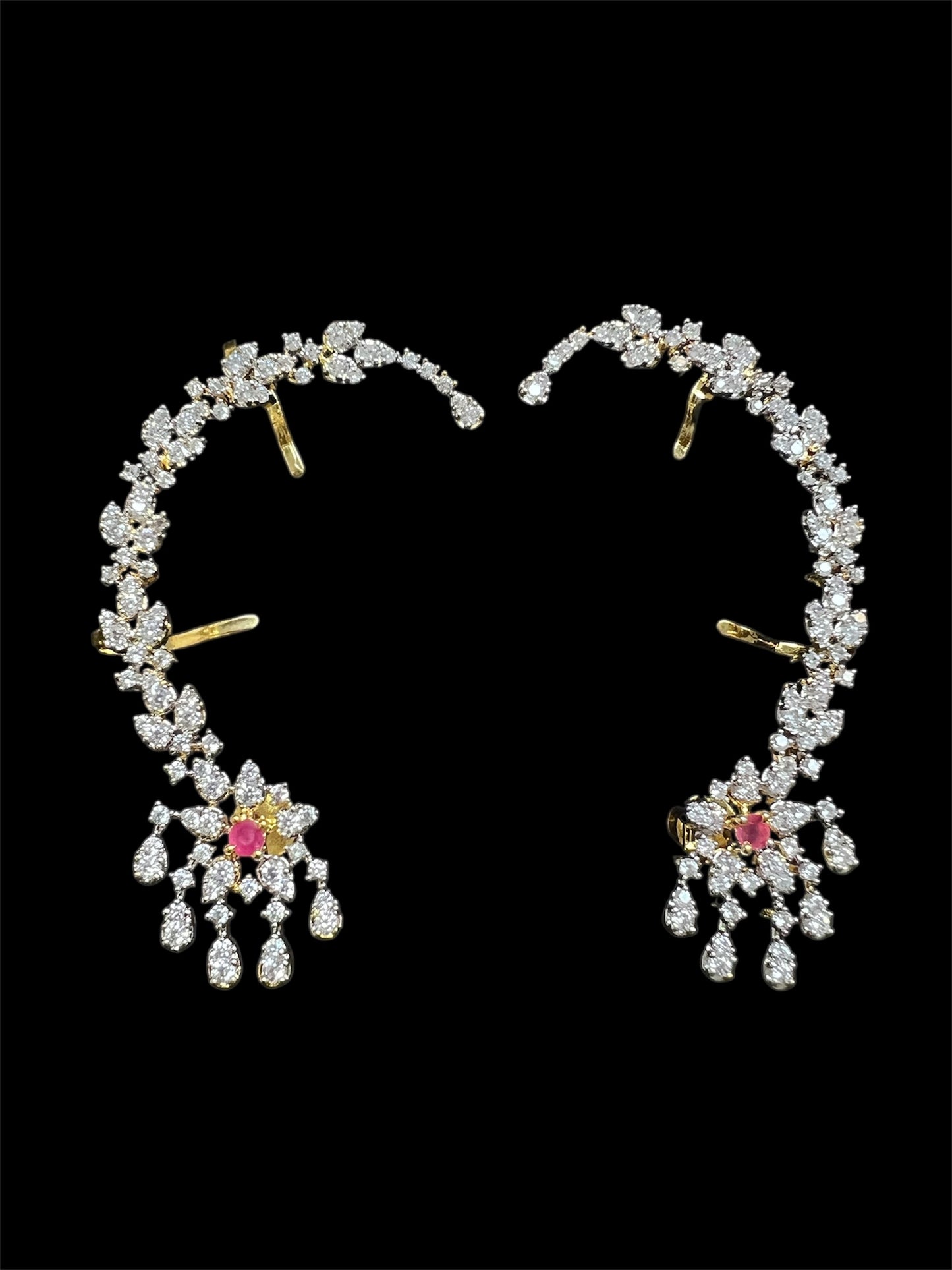 Diamond look Ear cuffs