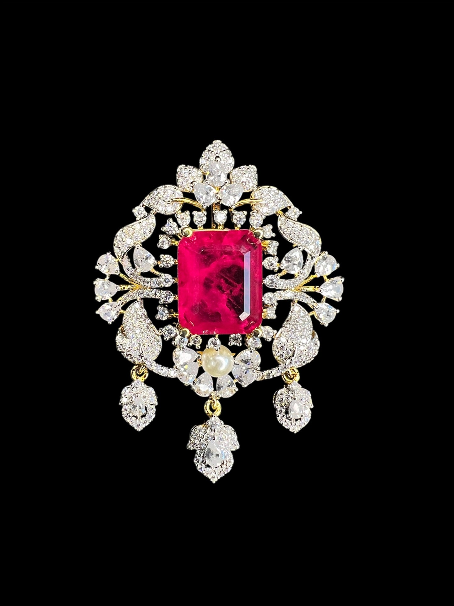 Diamond Inspired Pendant Set
