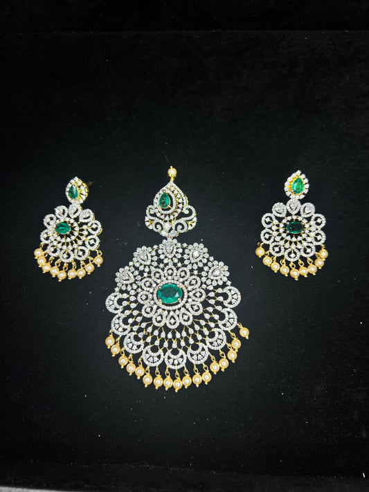 Statement CZ Pendant Sets