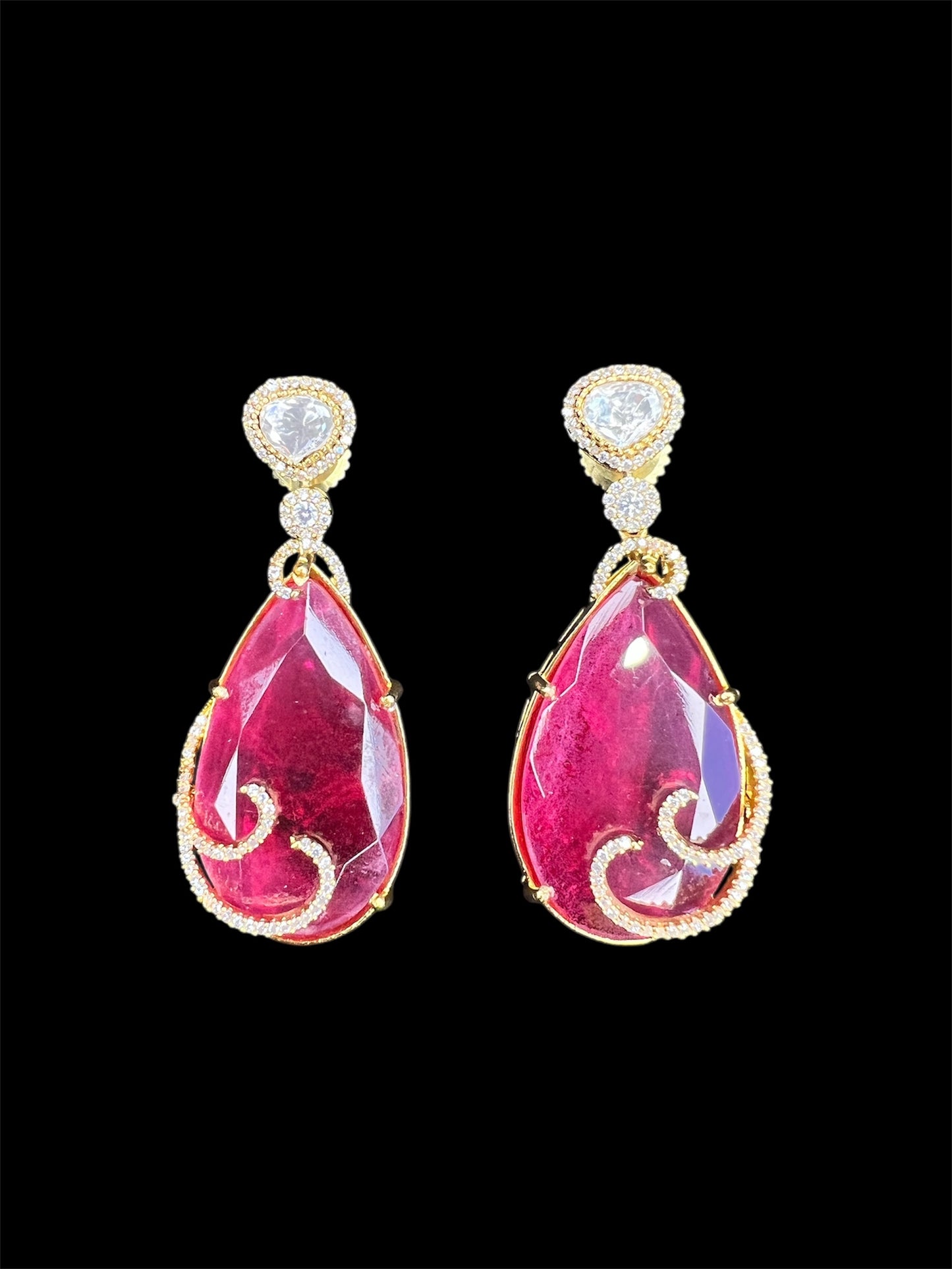 Cocktail Moissanite earrings