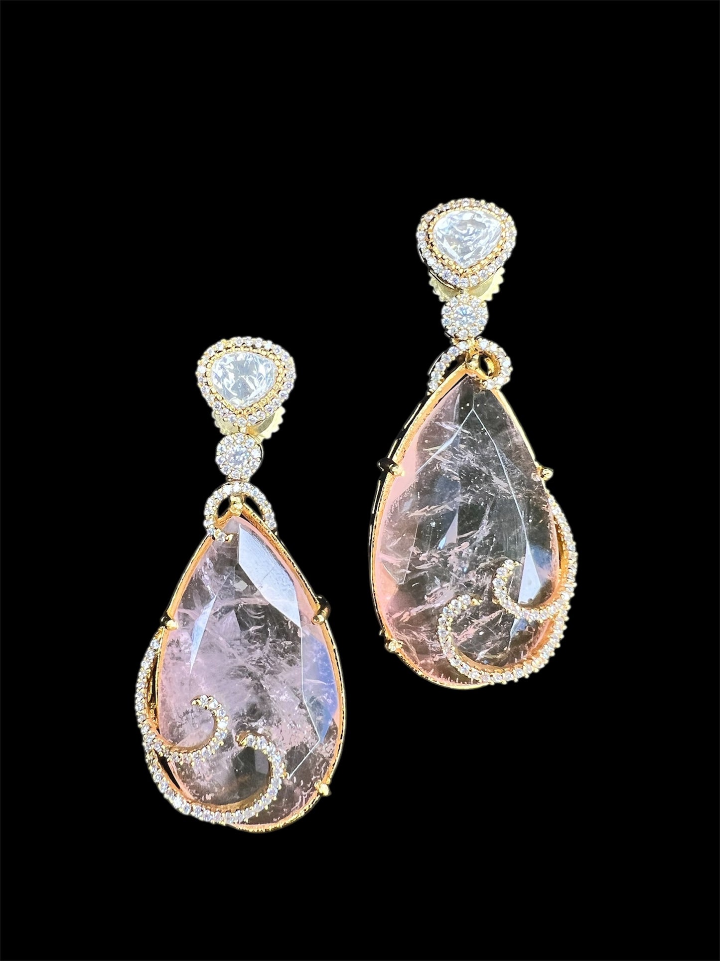 Cocktail Moissanite earrings
