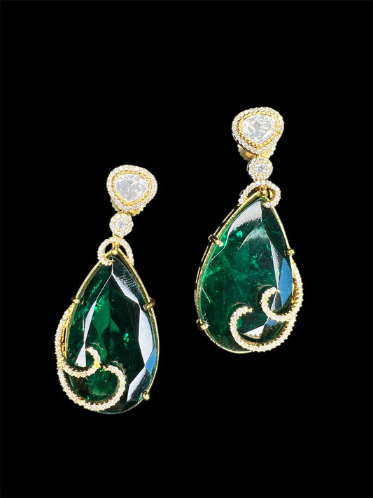 Cocktail Moissanite earrings