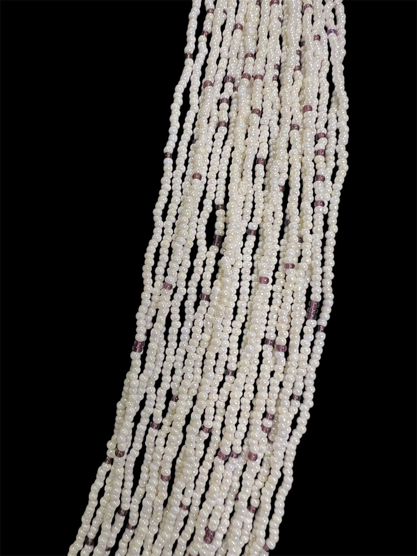 Victorian Amethyst Sugar Beads Mala