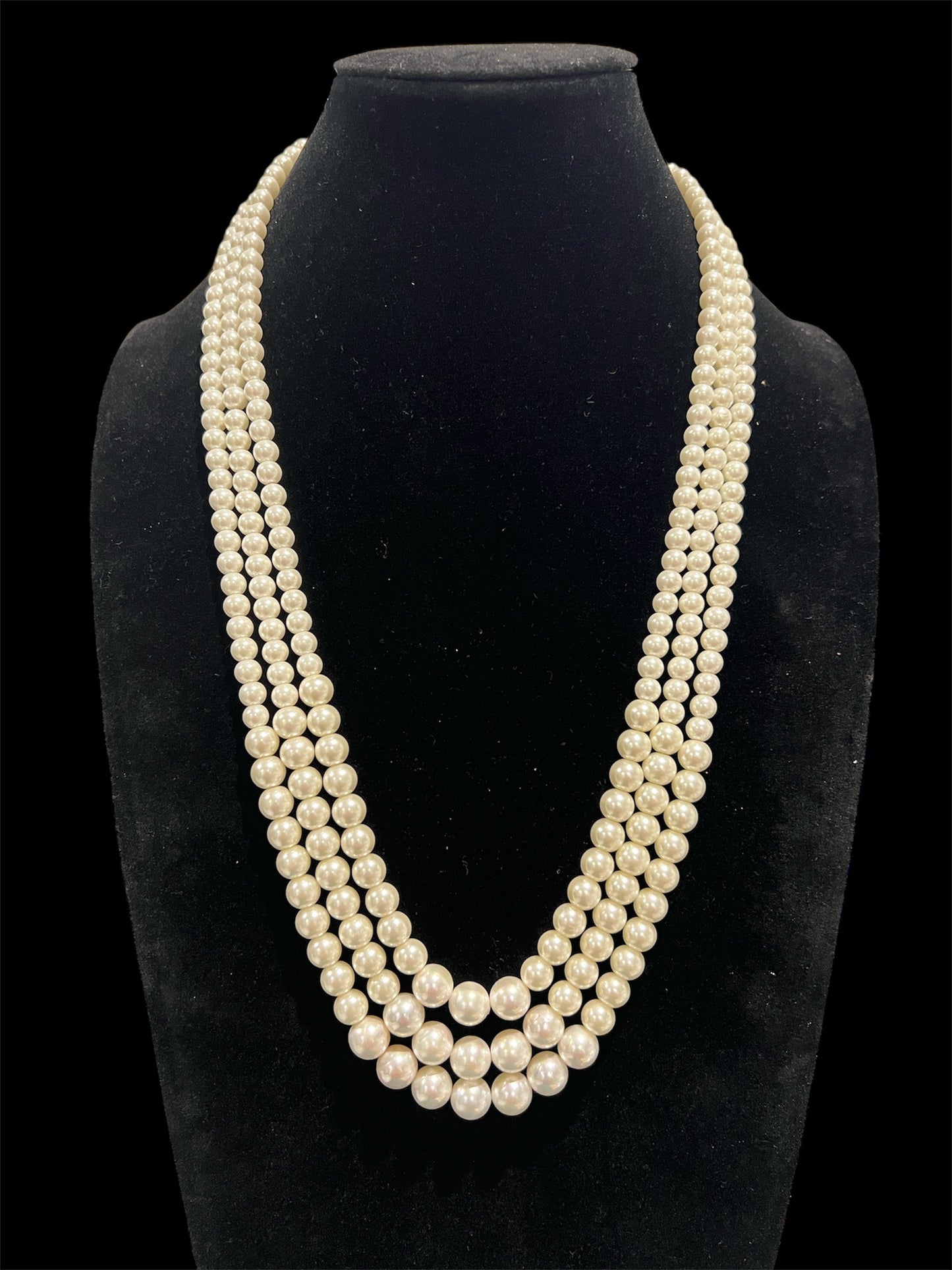 Three Layer Swarvoski Pearls