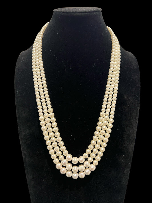 Three Layer Swarvoski Pearls