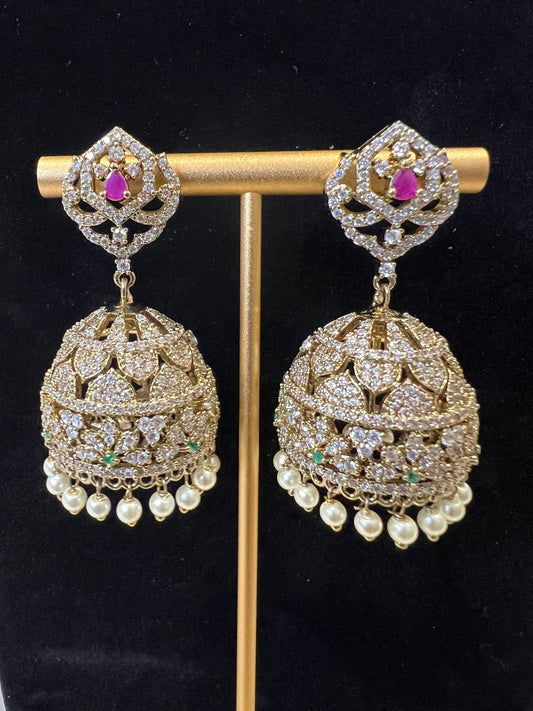 Victorian Jhumka Earrings