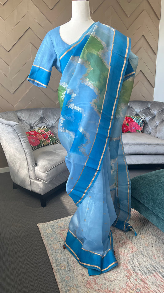Banaras Rangkat Organza Saree