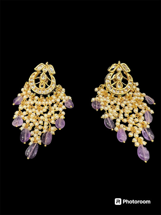 Kundan Pearl Danglers