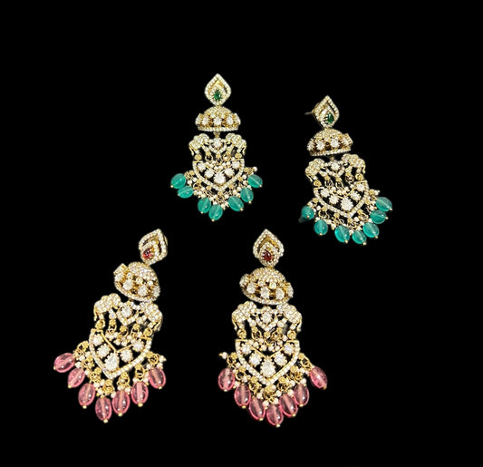 Victorian CZ Chaandbaali Earrings