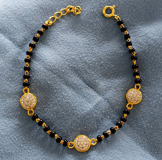 925 Silver Bracelet with CZ charms - PREORDER