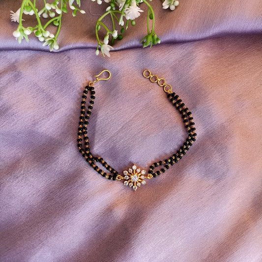 925 Silver Bracelet Floral Pendant - PREORDER
