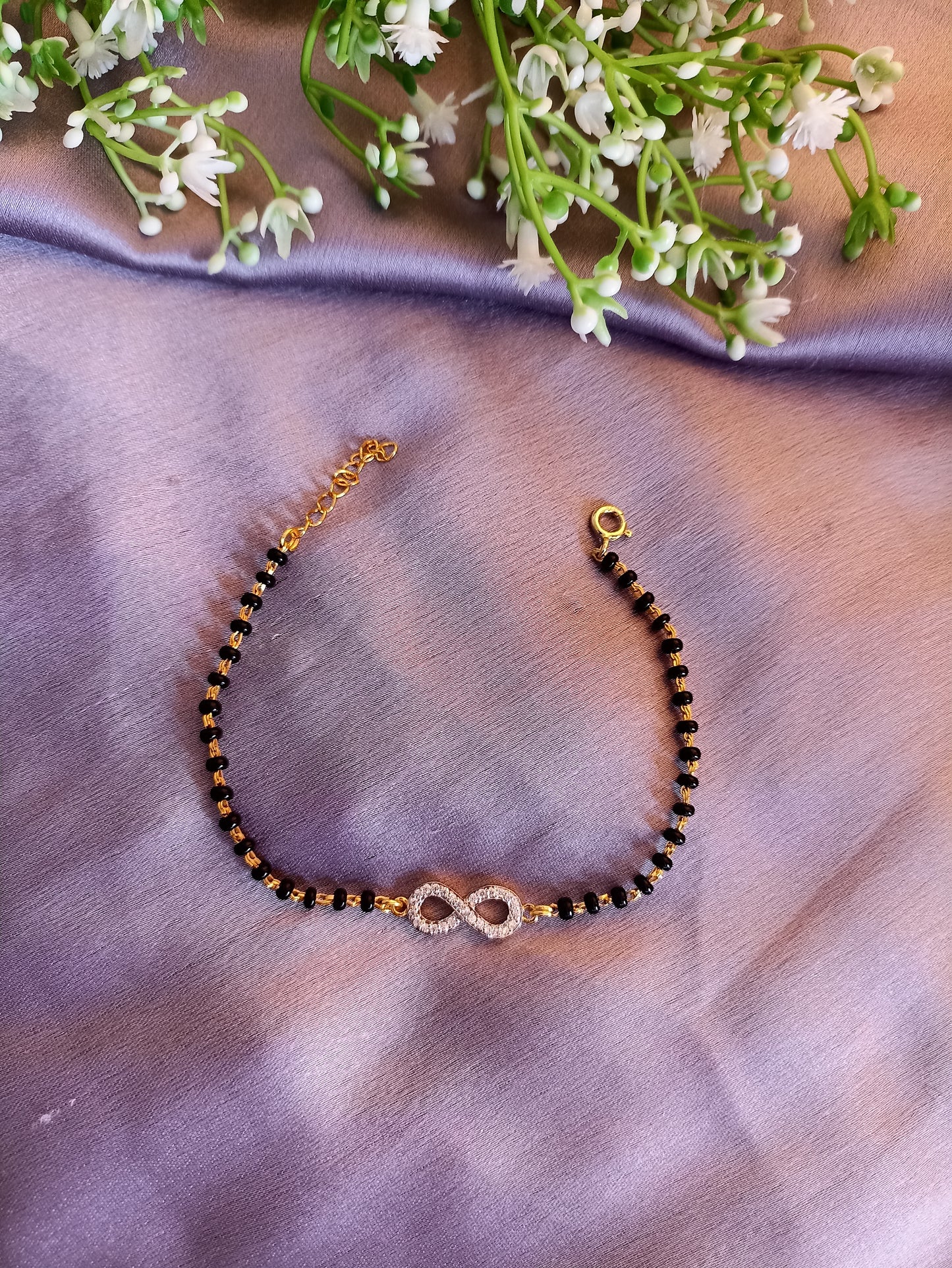925 Silver Bracelet with Infinity Design